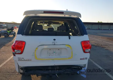 2006 Toyota Sequoia Limited V8 из США, поврежденный, VIN 5TDZT38A96S282724